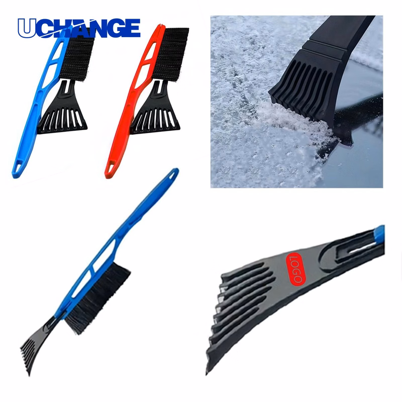 2-in-1 Ice Scraper Brush Tool