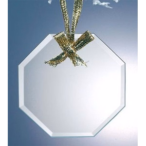 Jade Glass Octagon Ornament