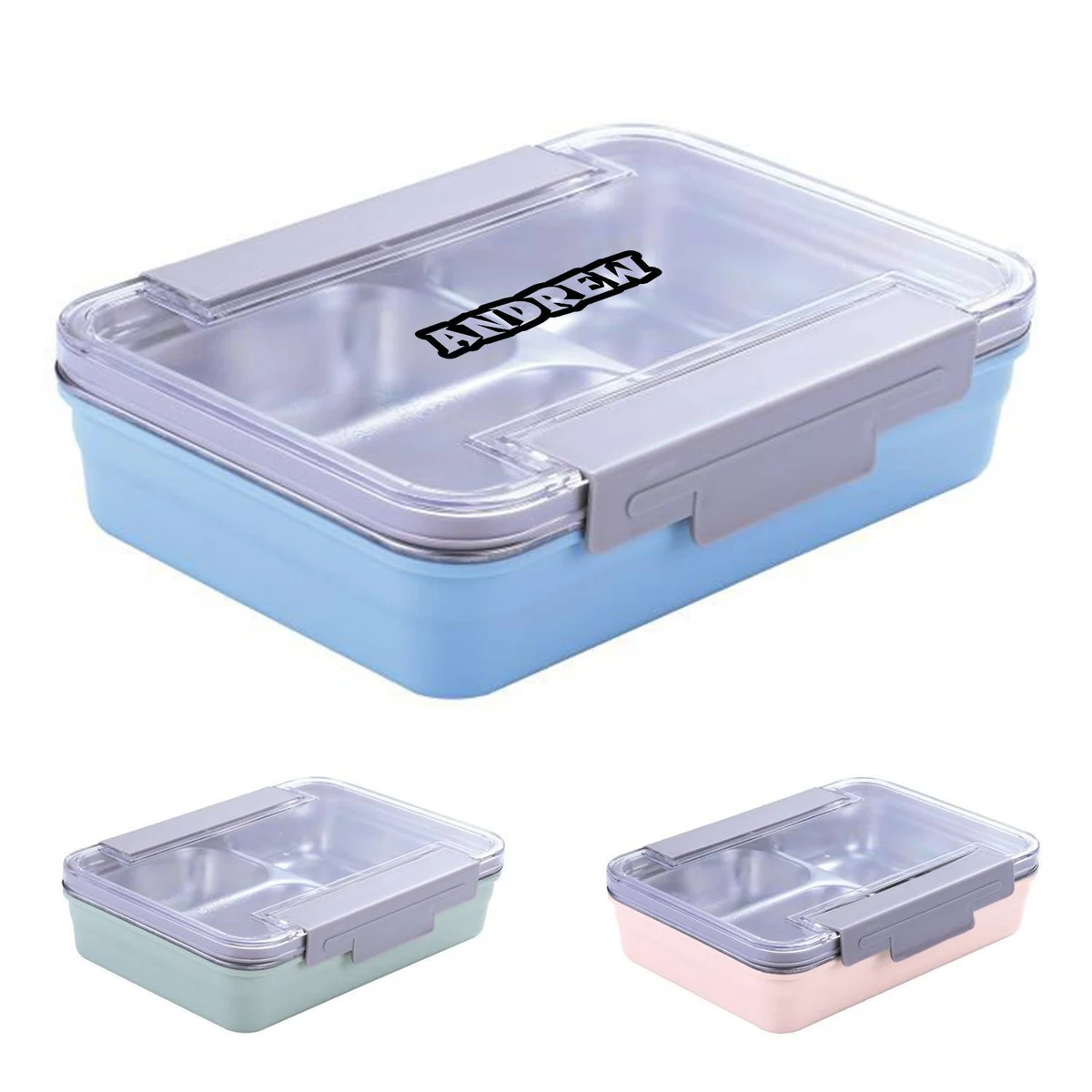 Custom Stainless Steel Children Bento Lunch Box 1