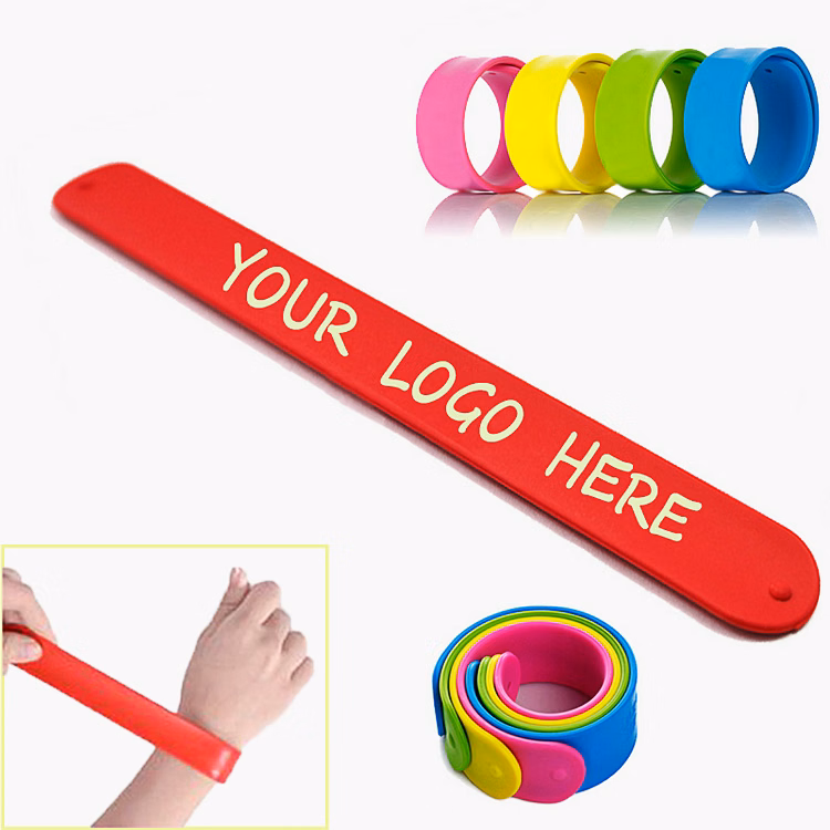 Silicone Slap Bracelet/ Wristband