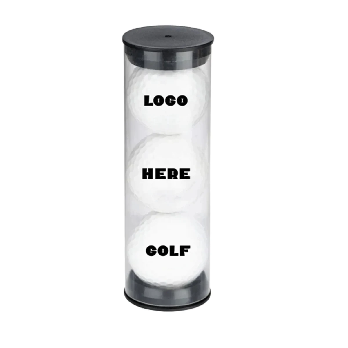 Triple Golf Ball With Tube Packing 1