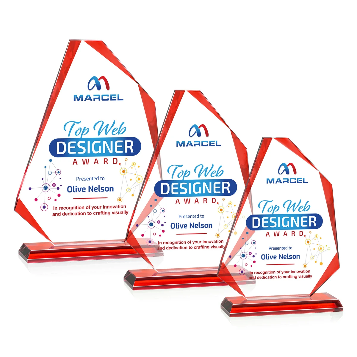 Hillmont VividPrint™ Award - Red 1