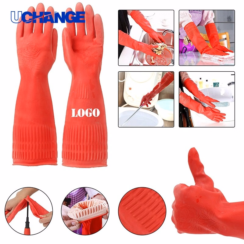 Rubber Cleaning Gloves for Dishwashing