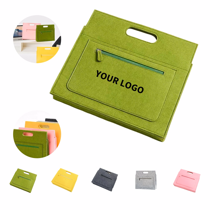Felt Device Sleeve Tote 13.8" Length X 11.5" Width
