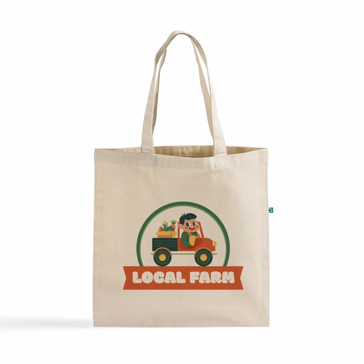 Recycled Classic Canvas Tote Bag 1