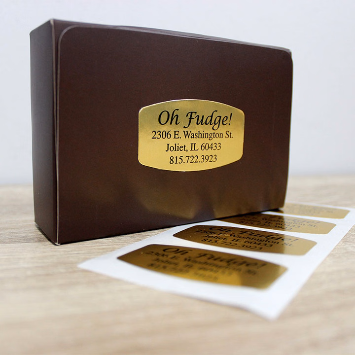 Roll Labels (Silver/Gold - Permanent)