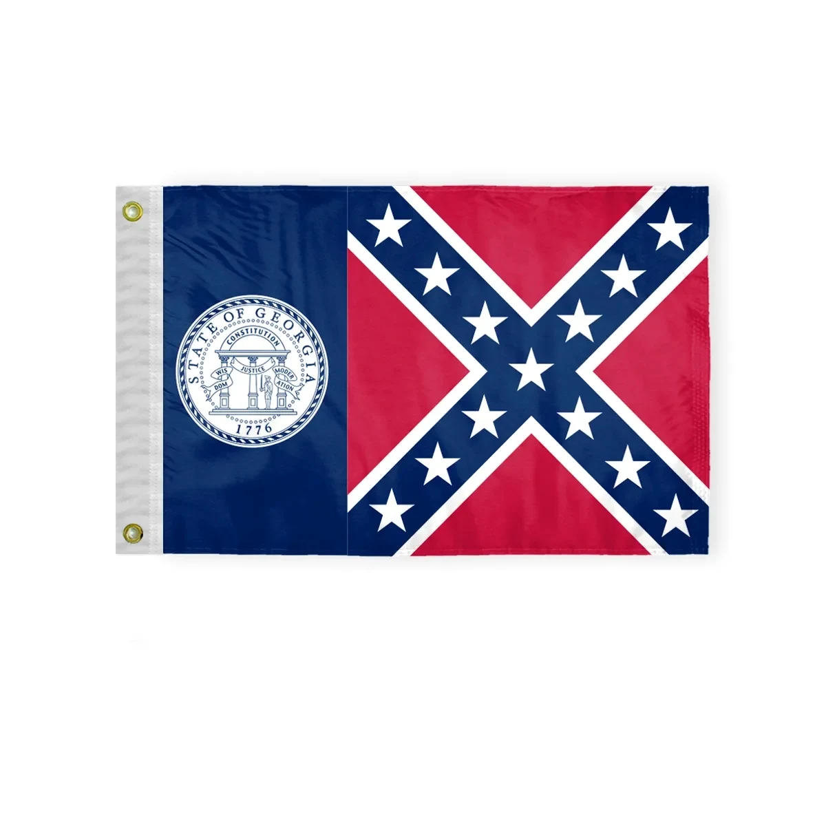 12"x18" to 8'x12' Georgia Until 2001 Nylon Flags 1