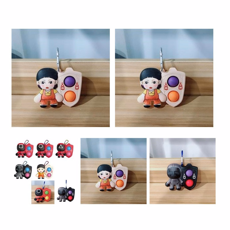 Silicone Push Pop Bubble With Mountaineering Buckle