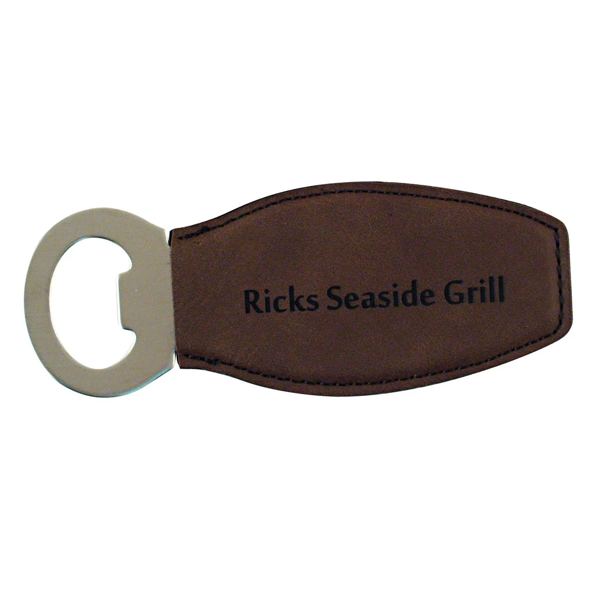 Oval Leatherette Bottle Opener 1