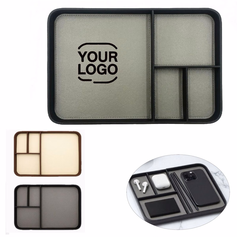Storage Tray Square Leather