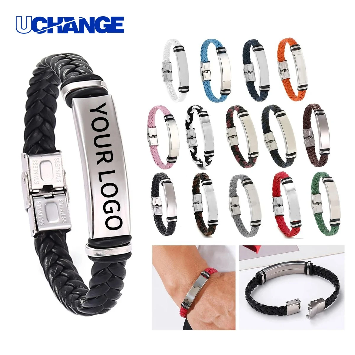 Woven Leather Bracelet Gift Bracelet 1