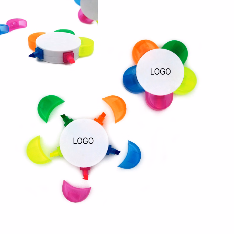 Flower Shaped Petal Highlighter Pen