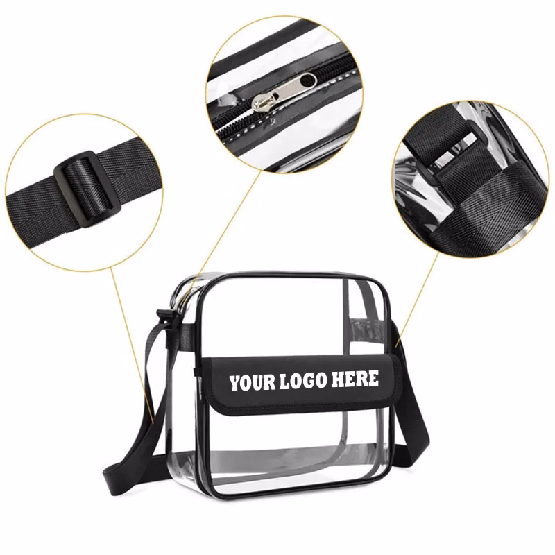 PVC Clear Messenger Bag