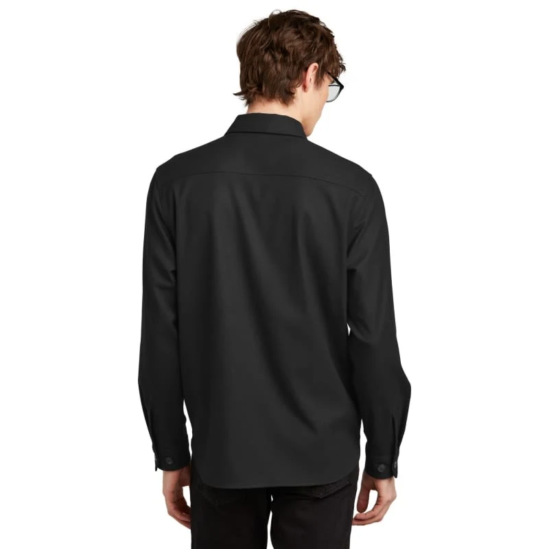 Mercer+Mettle Long Sleeve Twill Overshirt 1