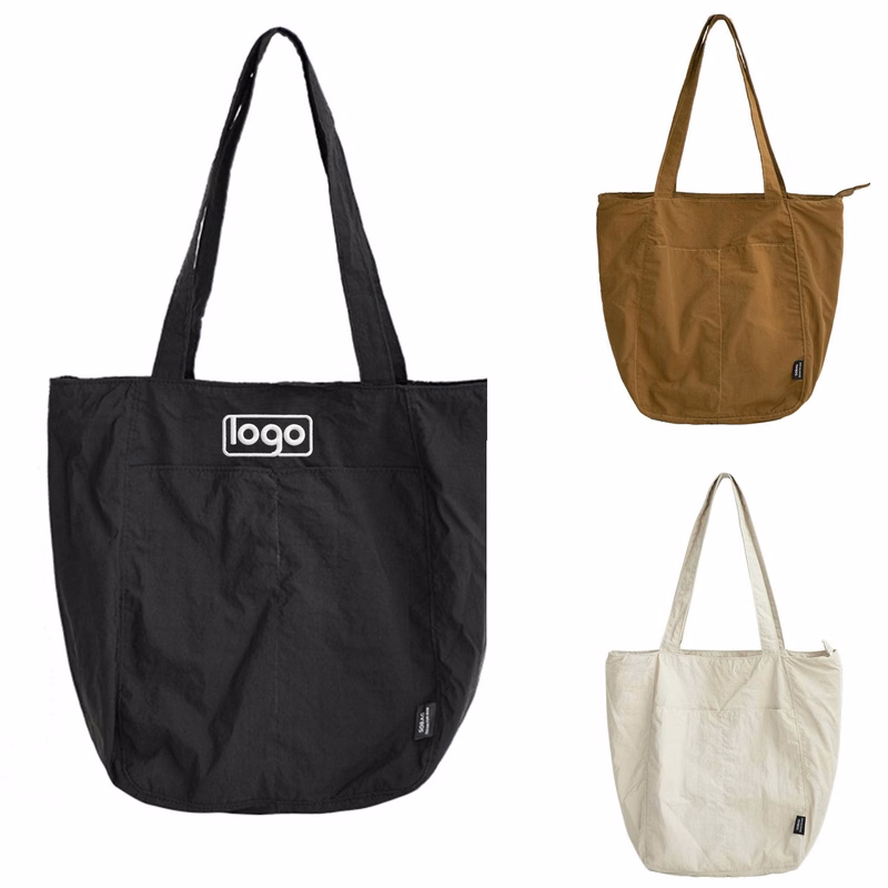 Waterproof Nylon Shoulder Tote Bag