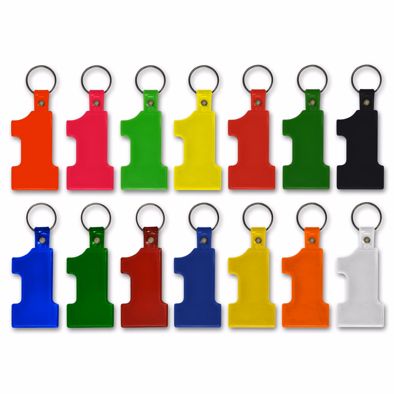 #1 Shaped Key Tag