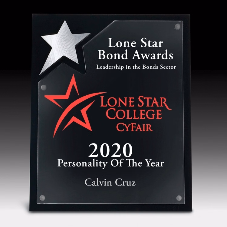 North Star Plaque - 4 Color Process - (8" x 10" x 5/8")