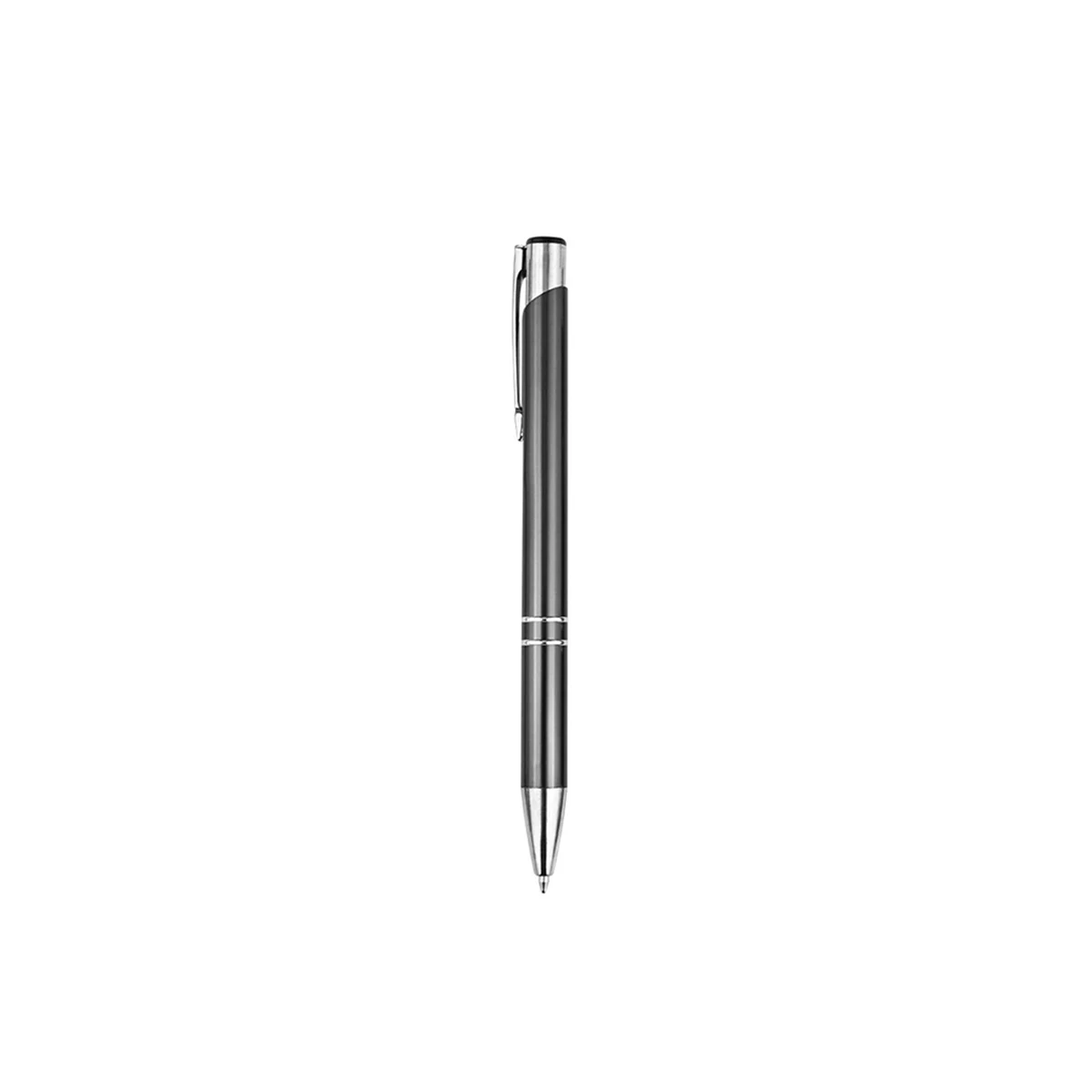 Aluminum Click Action Ballpoint Pen With Chrome Clip 1