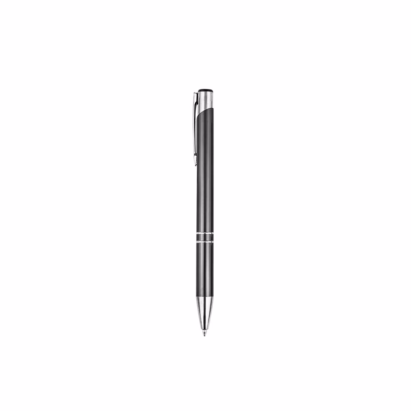 Aluminum Click Action Ballpoint Pen With Chrome Clip