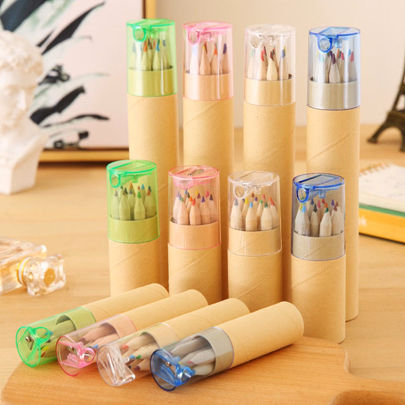 Colored Pencils in Tube w/Sharpener