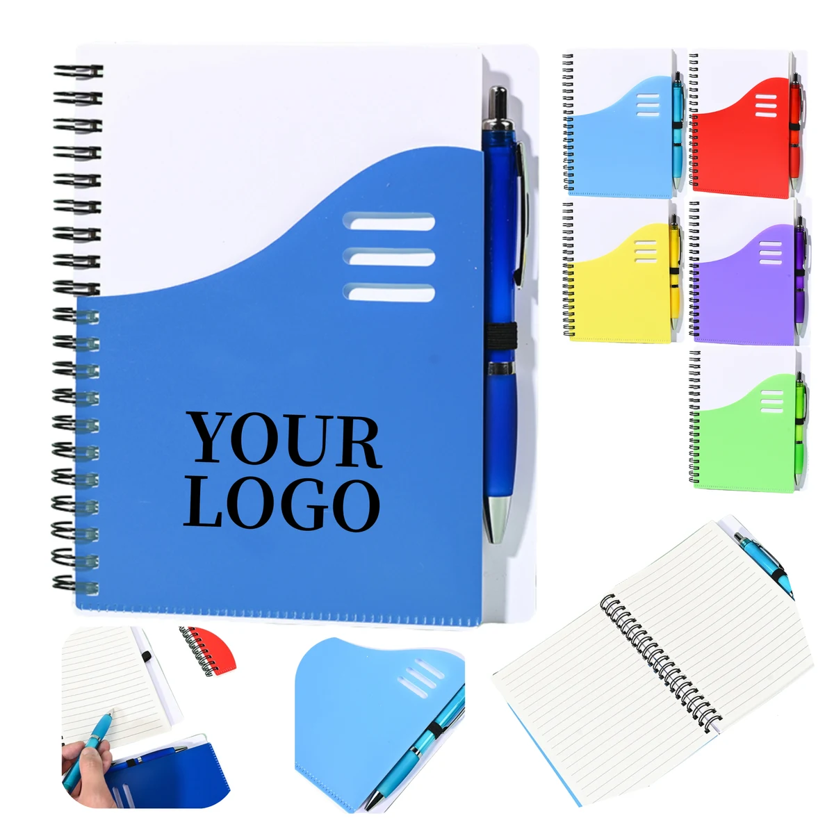 70-Sheet Spiral Notebook with Matching Ballpoint 1