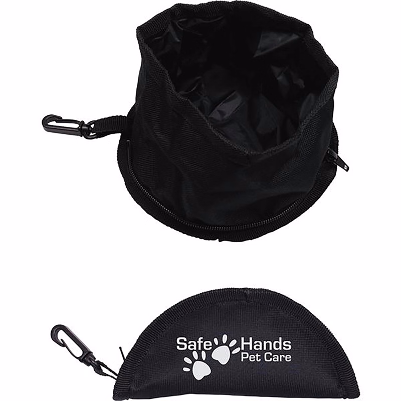 MOQ 100 PCS Folding Pet Bowl