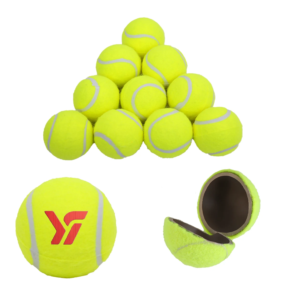 Bright Color Pet Dog Toy Tennis Ball 1