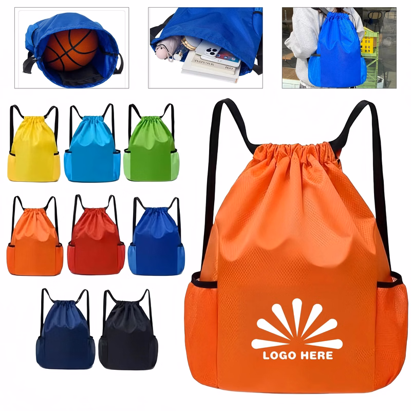 Oxford Drawstring Backpack For Sports Gear
