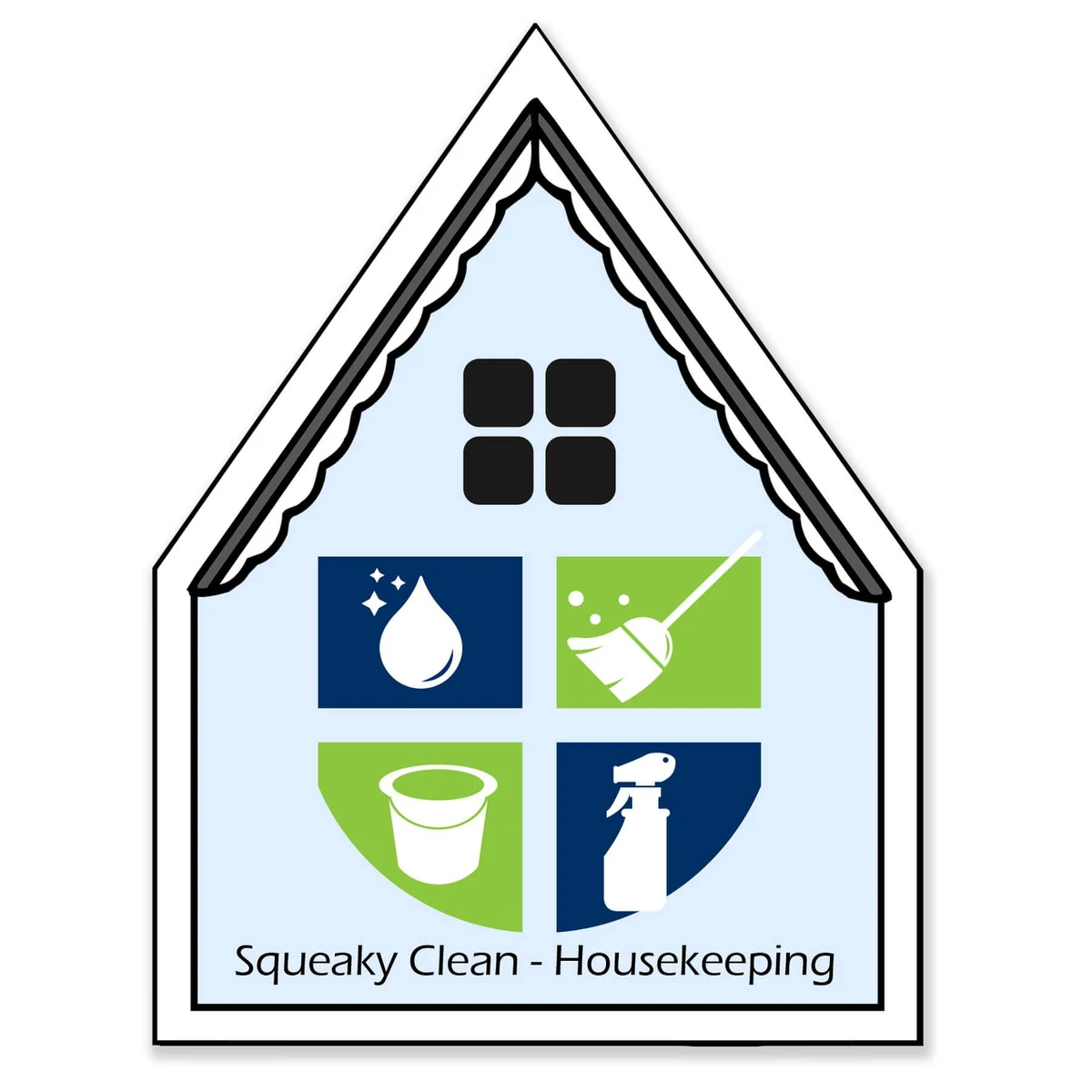 House 2"H x 1.5"W NoteKeeper™ Magnet 20 Mil 1