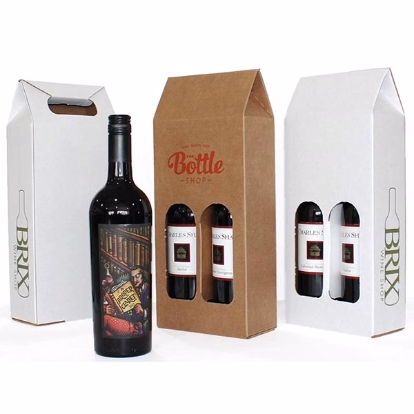 Corrugated Double Bottle Carryall