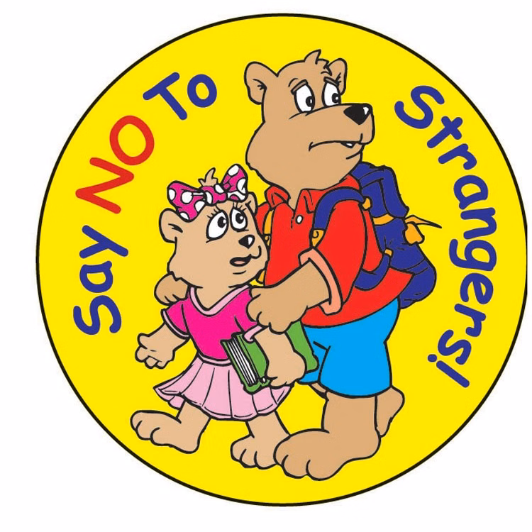 STICKERS - Say NO to Strangers! Sticker Roll