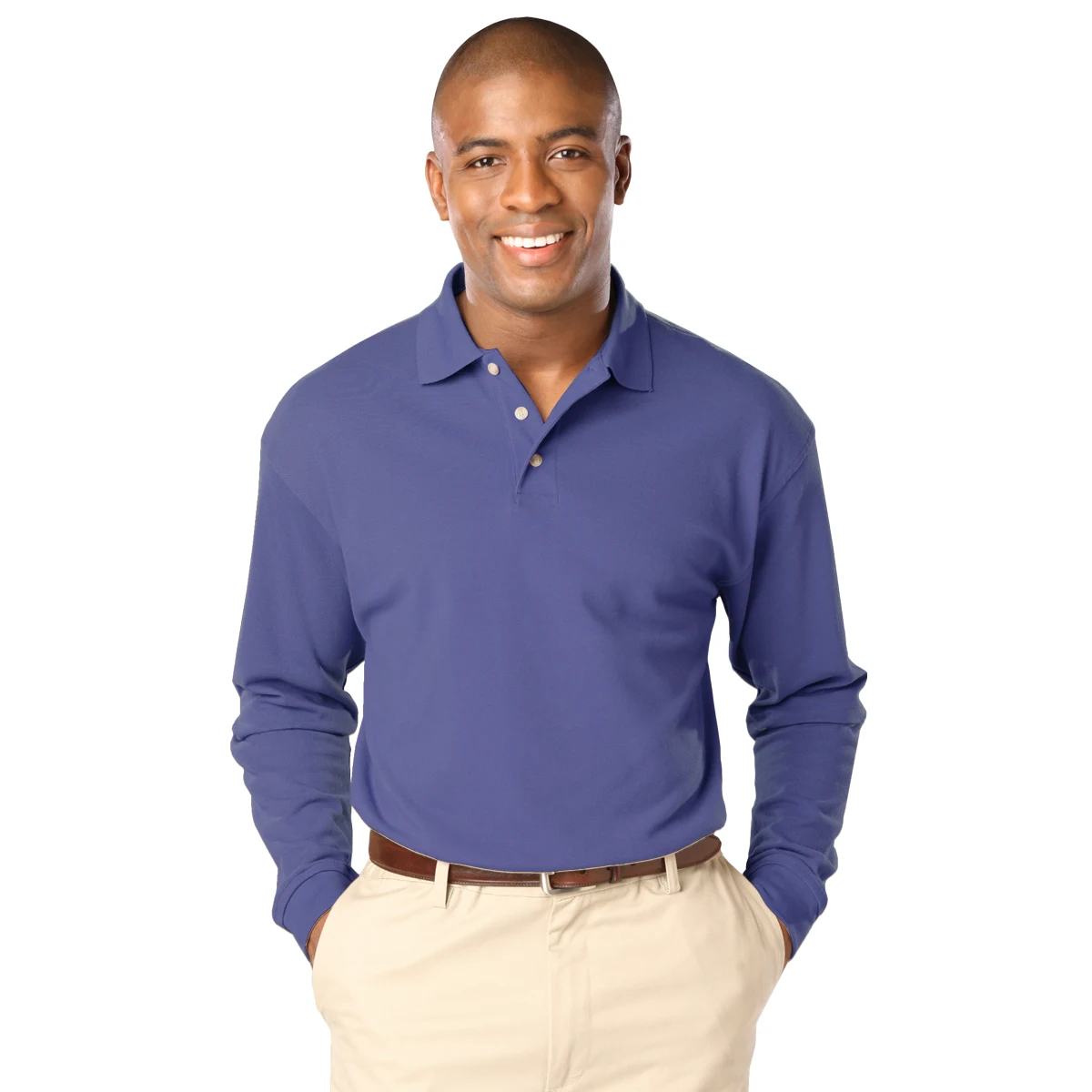 Men's Superblend L/S Polo 1