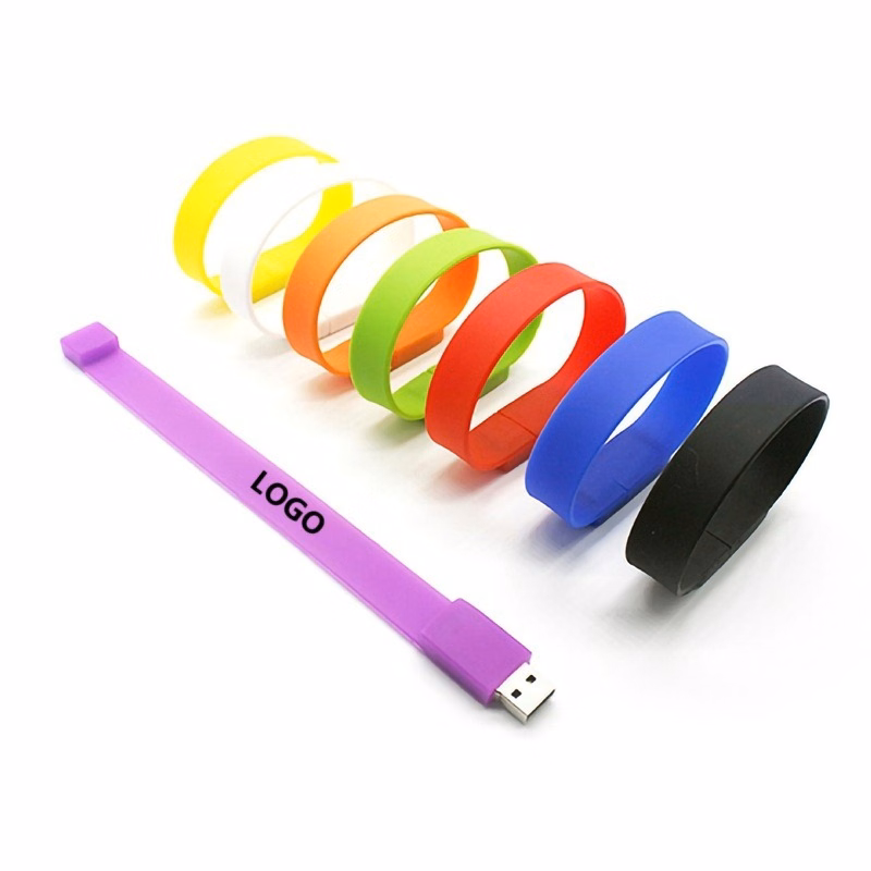16GB Silicone Wristband USB Flash Drives