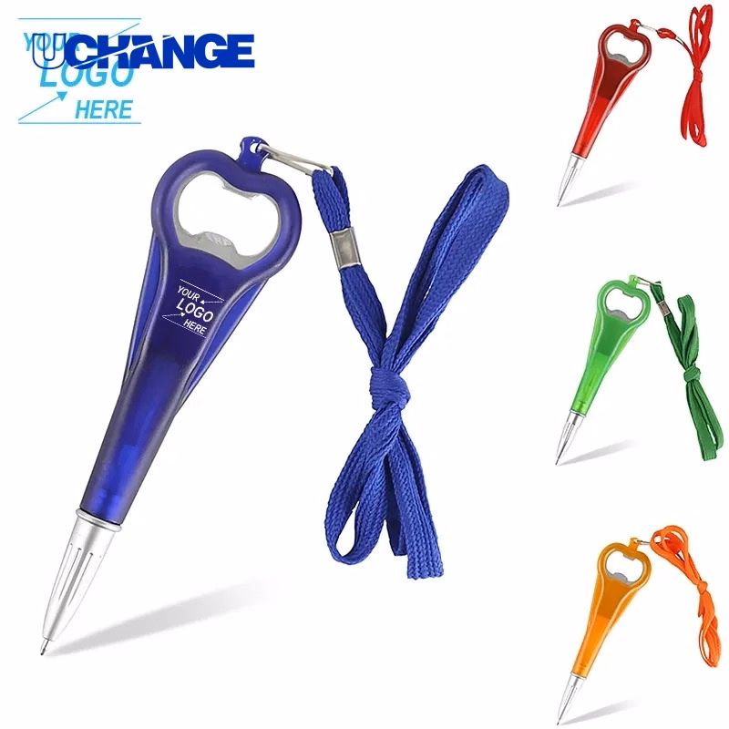 Bottle Opener Magnet Pen with Lanyard for Events & Promotions