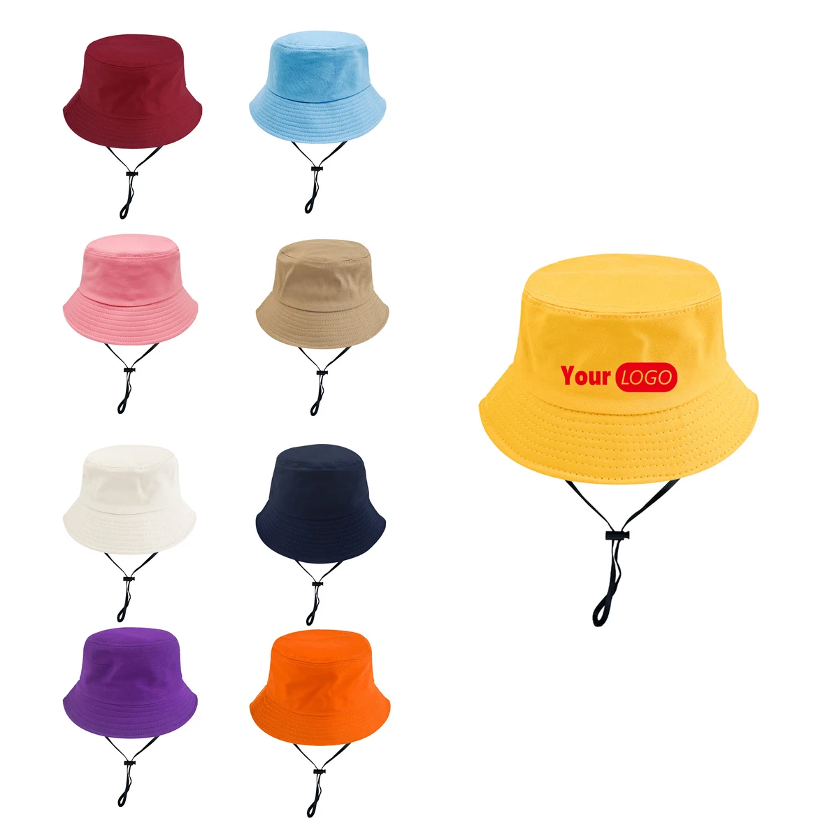 Cotton Fisher Cap Family Matching Sunproof Hiking Accessory 1