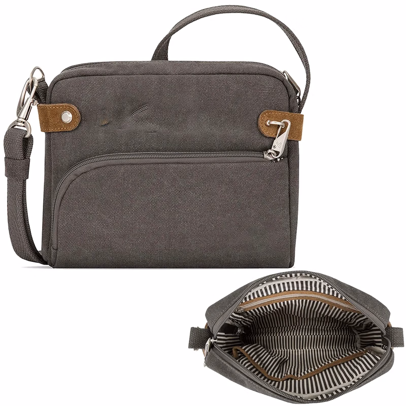 Canvas Oil wax cross-body outdoor leisure bag