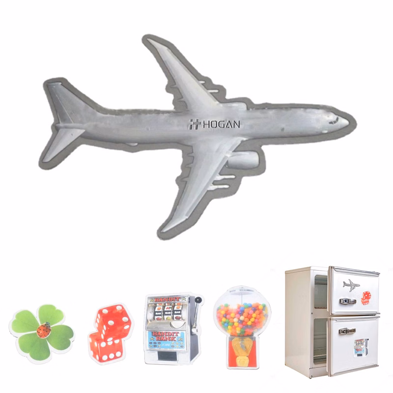 Paper magnetic refrigerator sticker