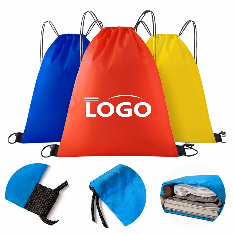 Custom Logo Waterproof Drawstring Backpack for Sports