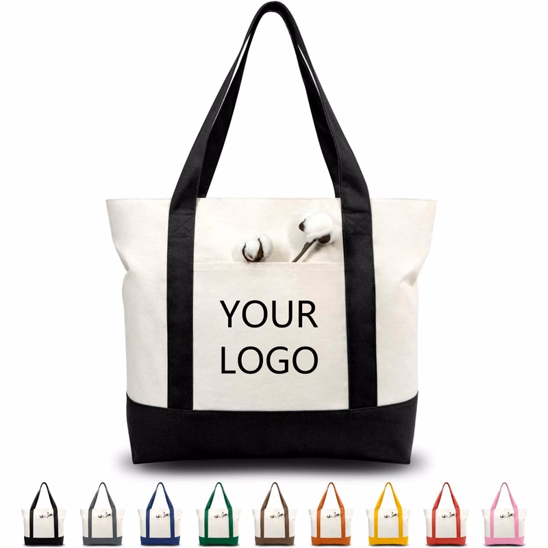 Large Heavyweight Cotton Canvas Tote