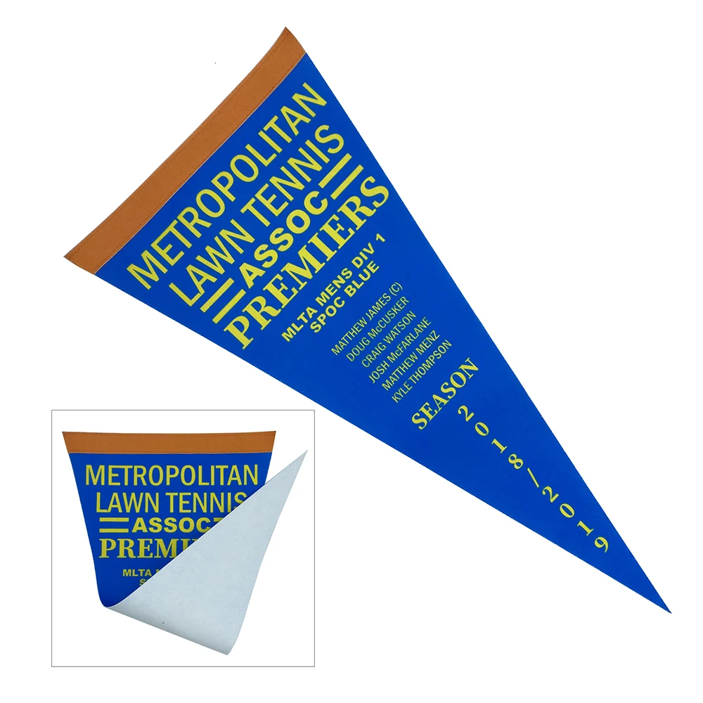 Vertical Triangle Shaped Felt Banner 1