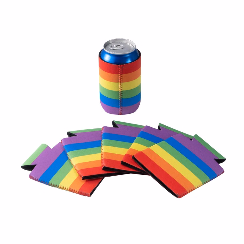 Neoprene Rainbow Can Cooler