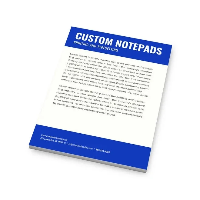 Custom Notepads (4" x 6") 1