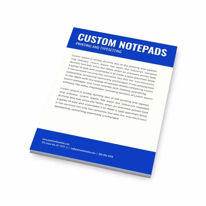 Custom Notepads (4" x 6")
