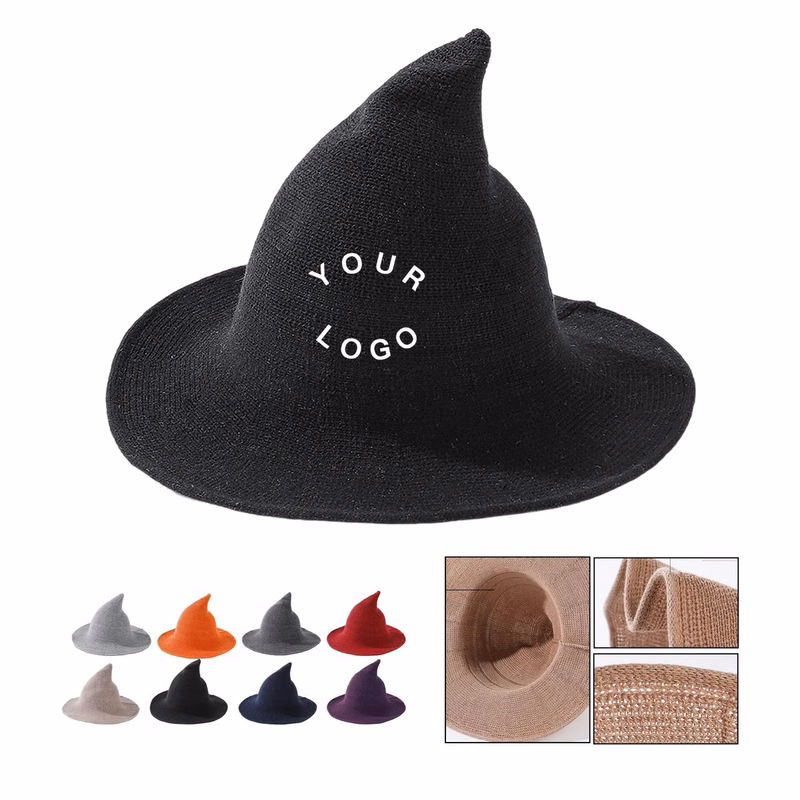 Foldable Polyester Witch Hat for Halloween