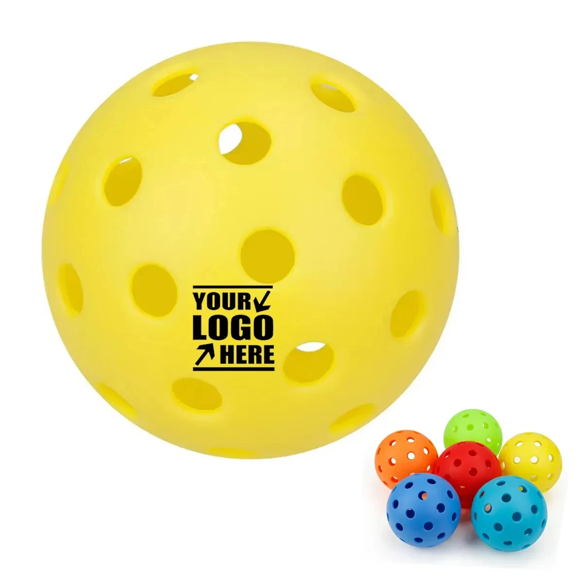 In Stock Custom Indoor Or Outdoor pickleballs 1