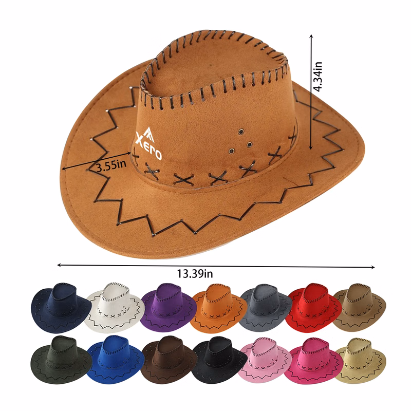 Children size Wide-brimmed cowboy hat for sun protection