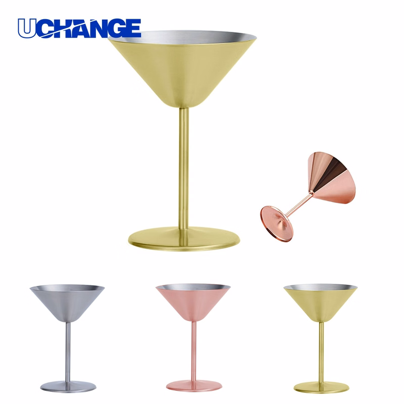 Stainless Steel Martini Goblet Cup