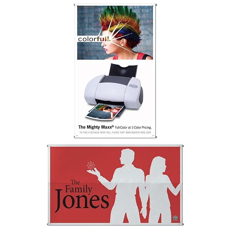 Banner - 4' x 5' - Gloss Vinyl (Includes Plastic Adhesive Grommet Tabs) 1