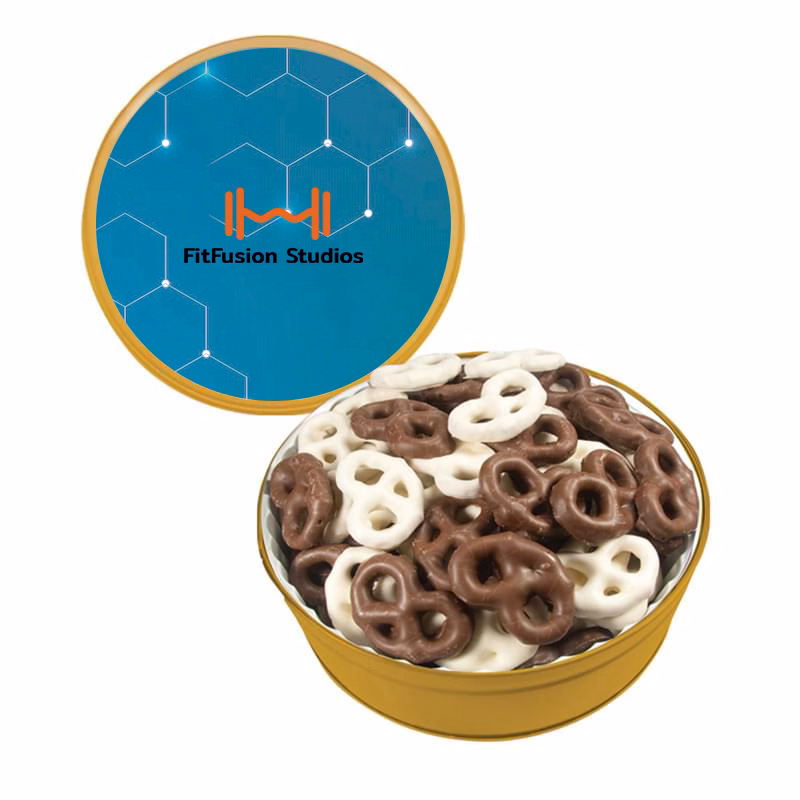 The Grand Tin - Mini Chocolate Pretzels