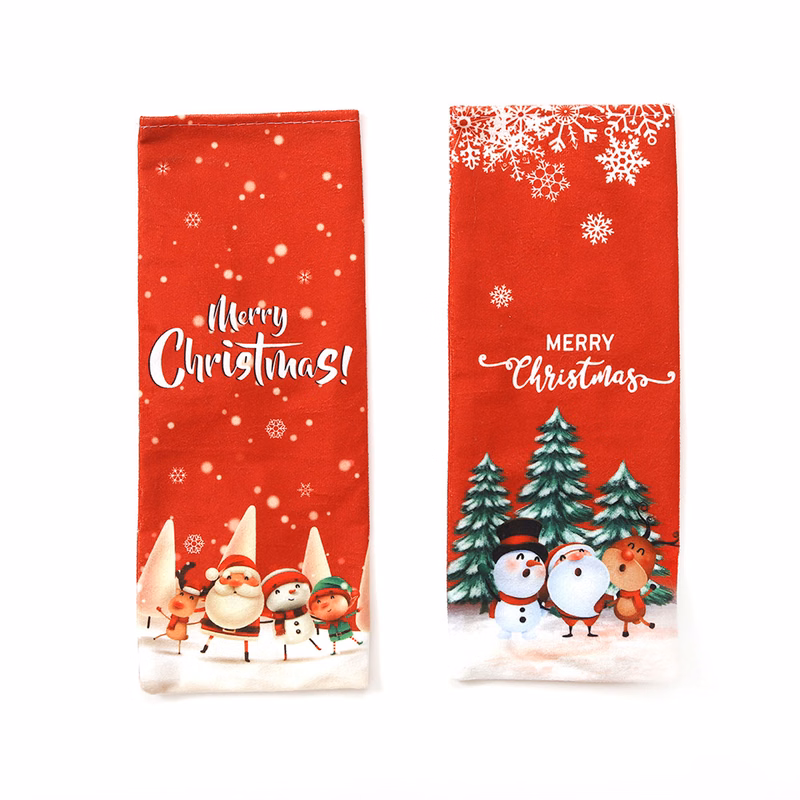 Christmas Champagne Wine Bottle Holder